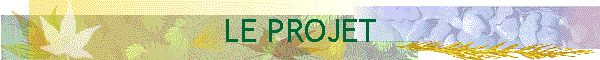 LE PROJET